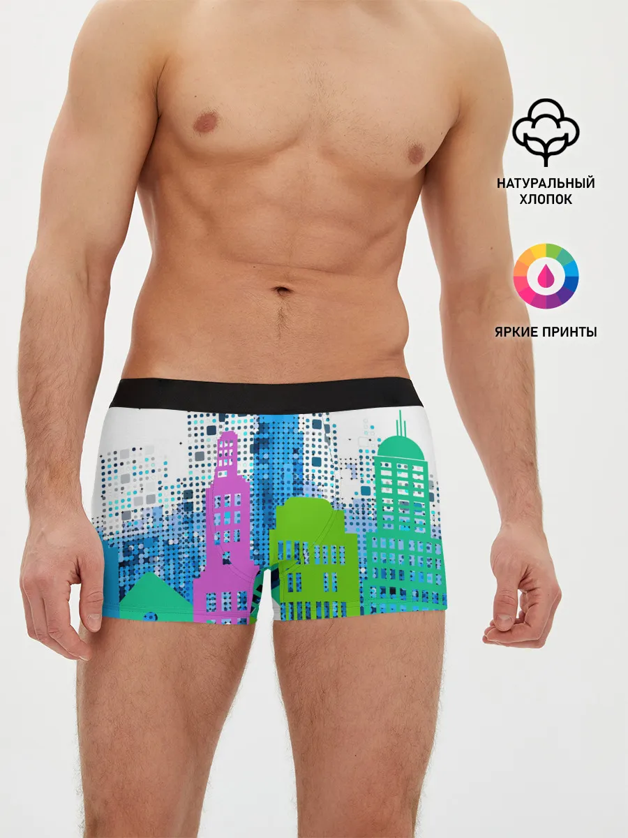Мужские трусы боксеры / Город
