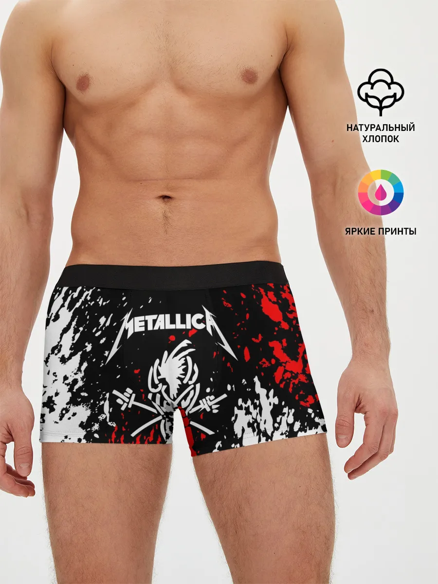 Мужские трусы боксеры / METALLICA