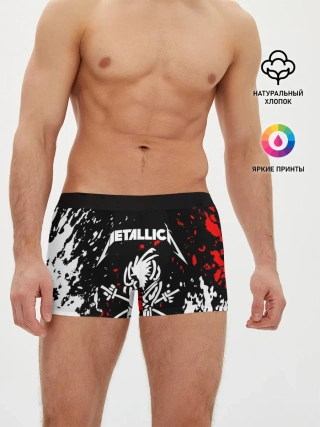 Мужские трусы боксеры / METALLICA