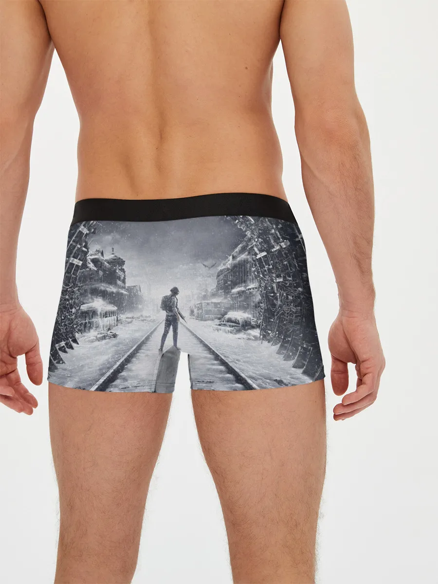 Мужские трусы боксеры / PUBG x METRO Exodus