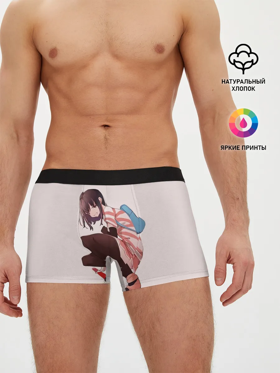 Мужские трусы боксеры / Обычная девушка