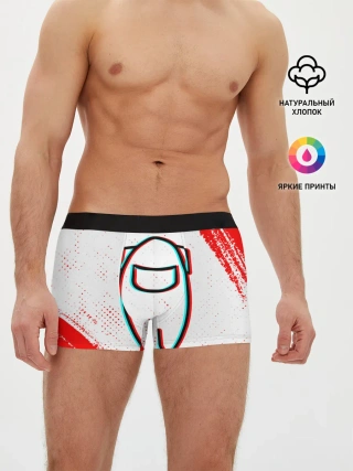 Мужские трусы боксеры / AMONG US / АМОНГ АС
