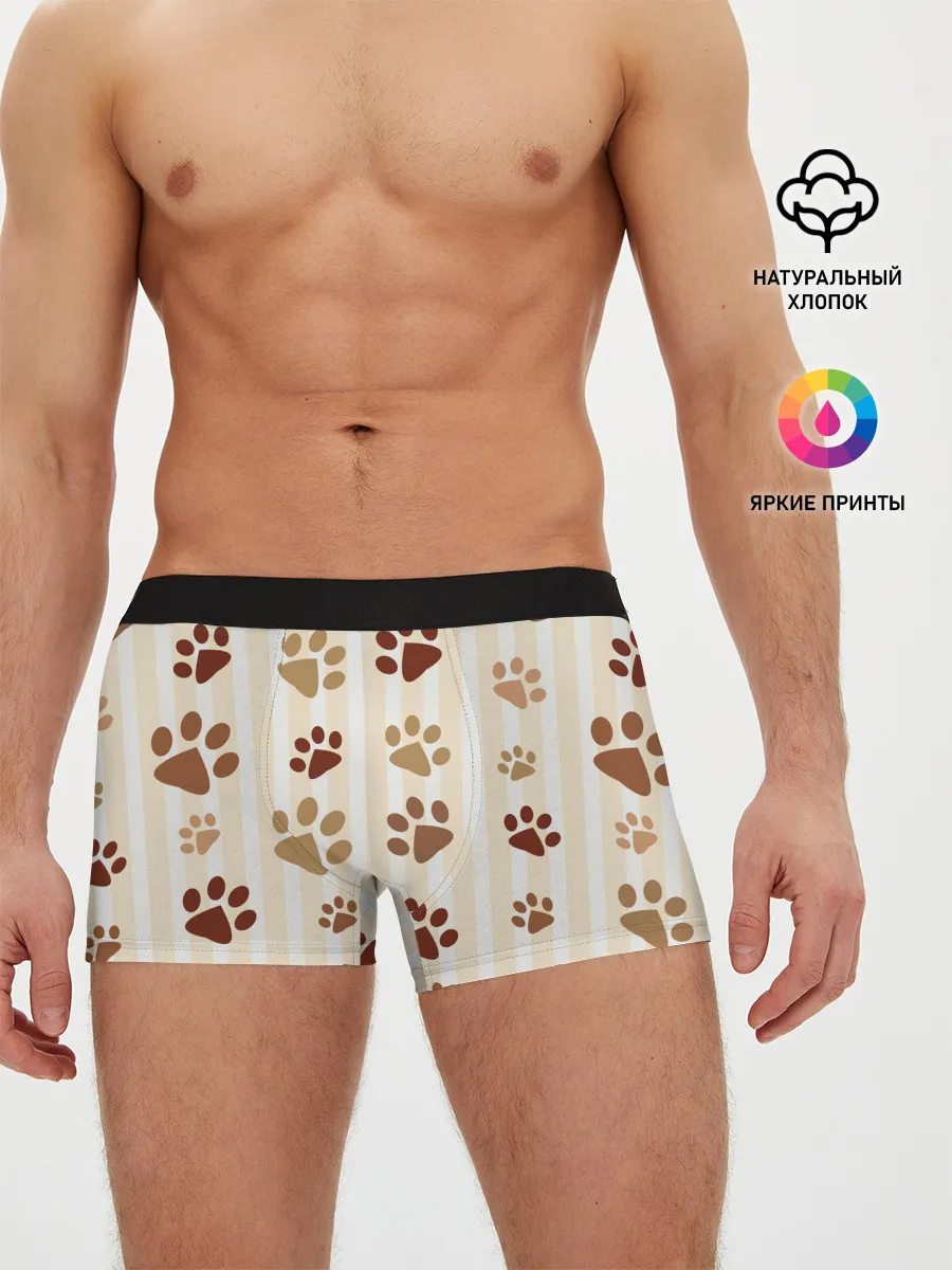 Мужские трусы боксеры / Лапки