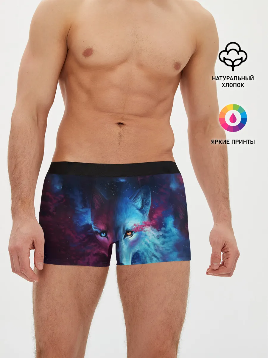 Мужские трусы боксеры / ЗВЕЗДНЫЙ ВОЛК
