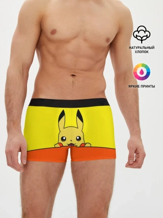 Мужские трусы боксеры / Пикачу