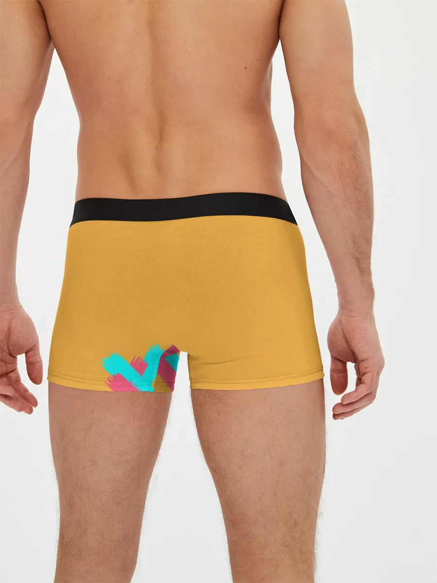 Мужские трусы боксеры / Mo-Ri прыгает