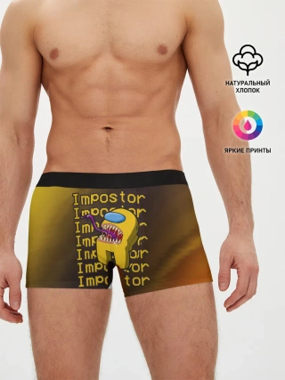 Мужские трусы боксеры / AMONG US - IMPOSTOR