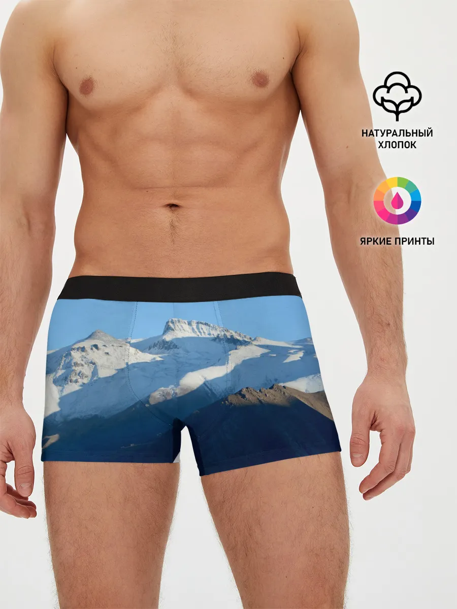 Мужские трусы боксеры / Снежные горы