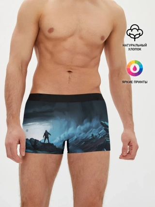 Мужские трусы боксеры / Космонавт