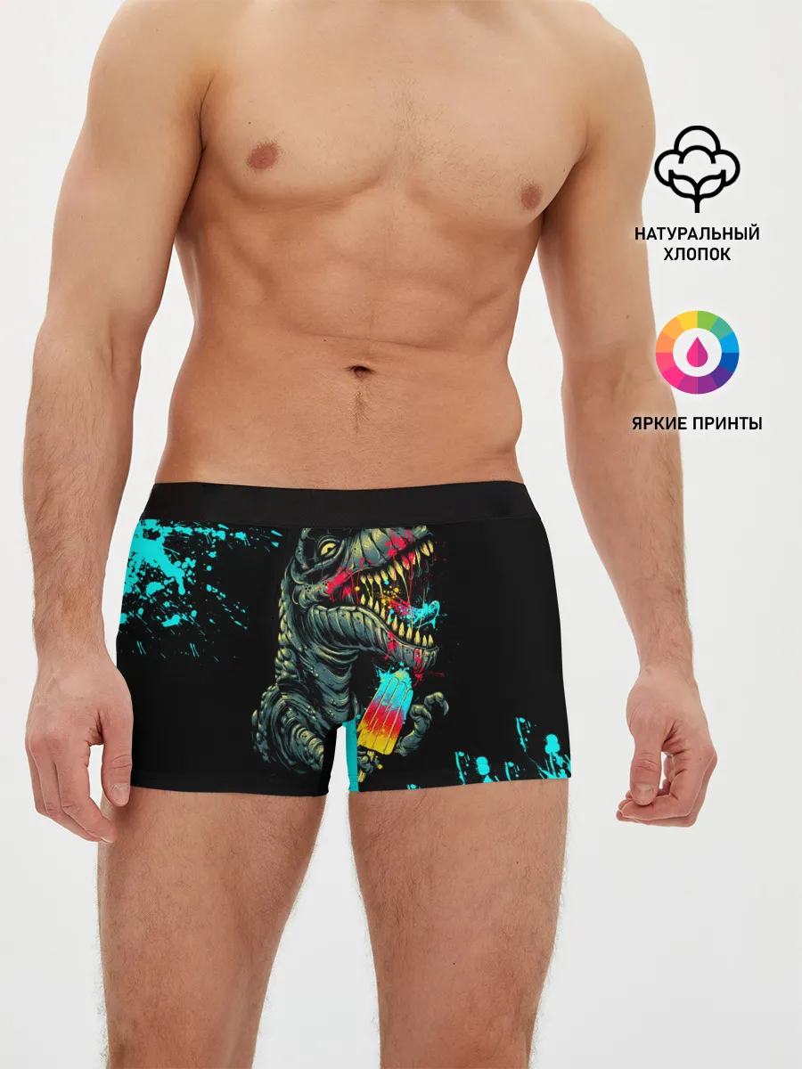 Мужские трусы боксеры / Godzilla