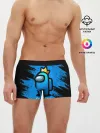 Мужские трусы боксеры / AMONG US - Синий в Короне