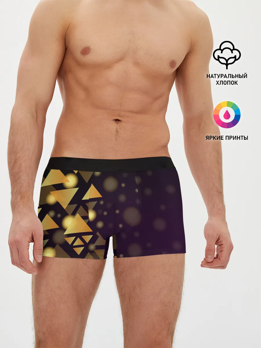 Мужские трусы боксеры / Geometry