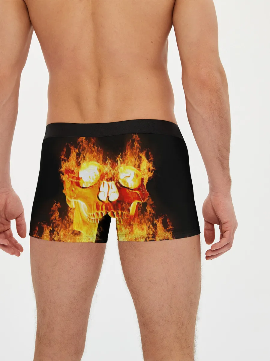 Мужские трусы боксеры / Череп