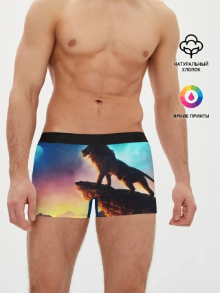 Мужские трусы боксеры / Лев
