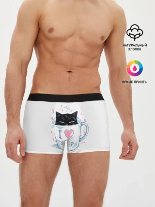 Мужские трусы боксеры / Я Люблю Спать