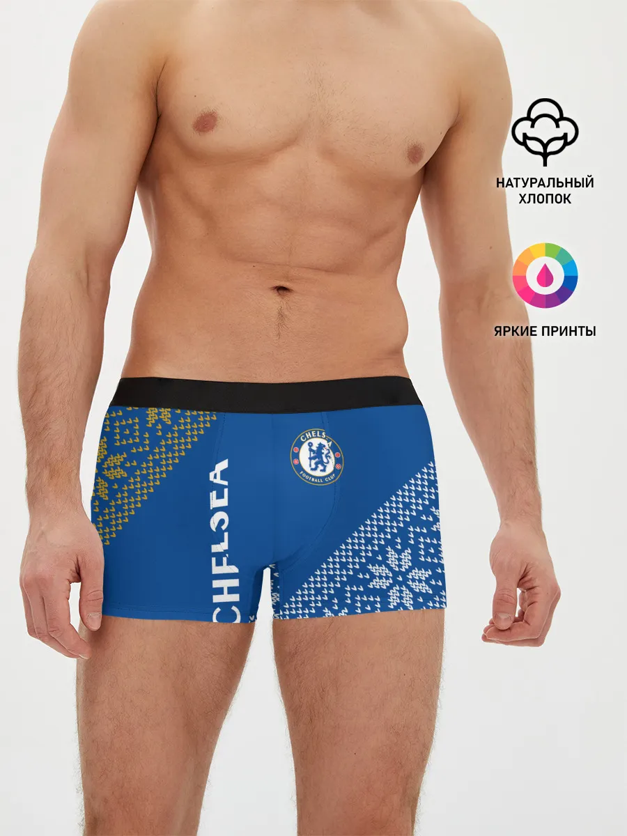 Мужские трусы боксеры / CHELSEA F.C. - Новый Год