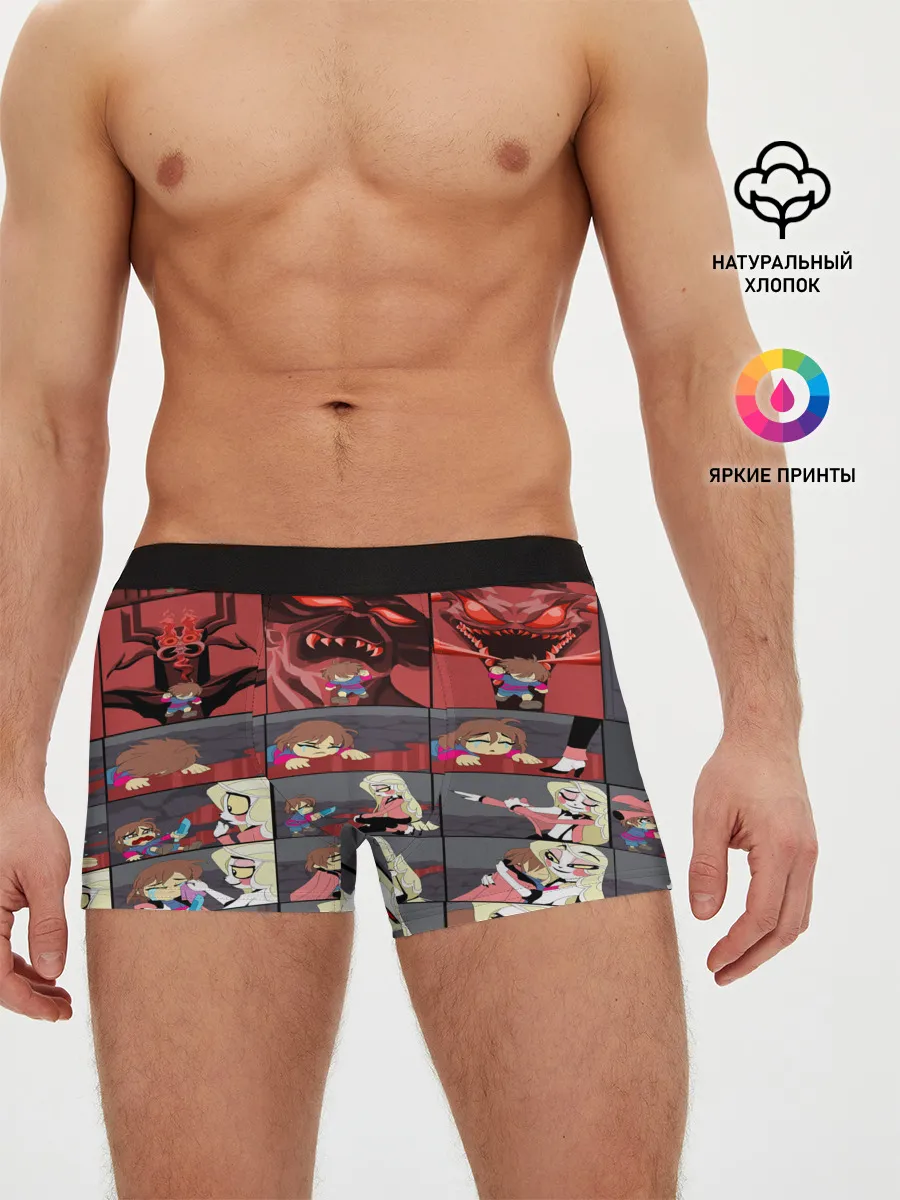 Мужские трусы боксеры / Отель Хазбин