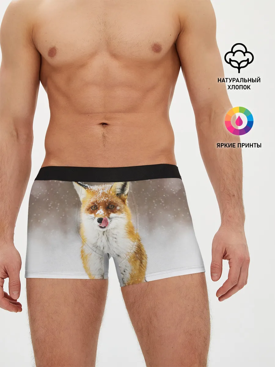 Мужские трусы боксеры / Лиса