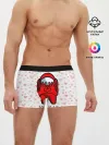 Мужские трусы боксеры / AMONG US - СЕРДЕЧКО