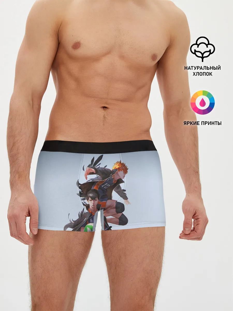 Мужские трусы боксеры / Хината и Тобио