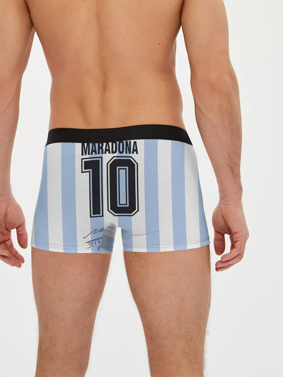 Мужские трусы боксеры / Diego Maradona 10