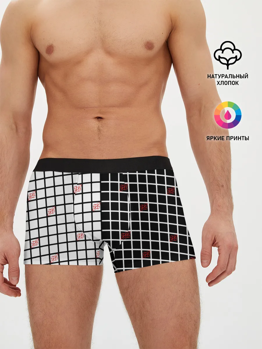 Мужские трусы боксеры / Разносторонняя сетка Fumrre