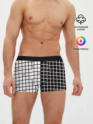 Мужские трусы боксеры / Разносторонняя сетка Fumrre
