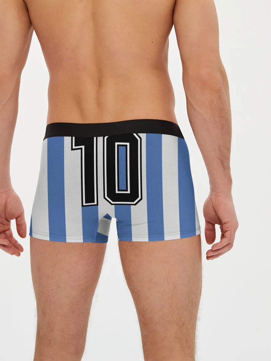 Мужские трусы боксеры / Диего Армандо Марадона D10S