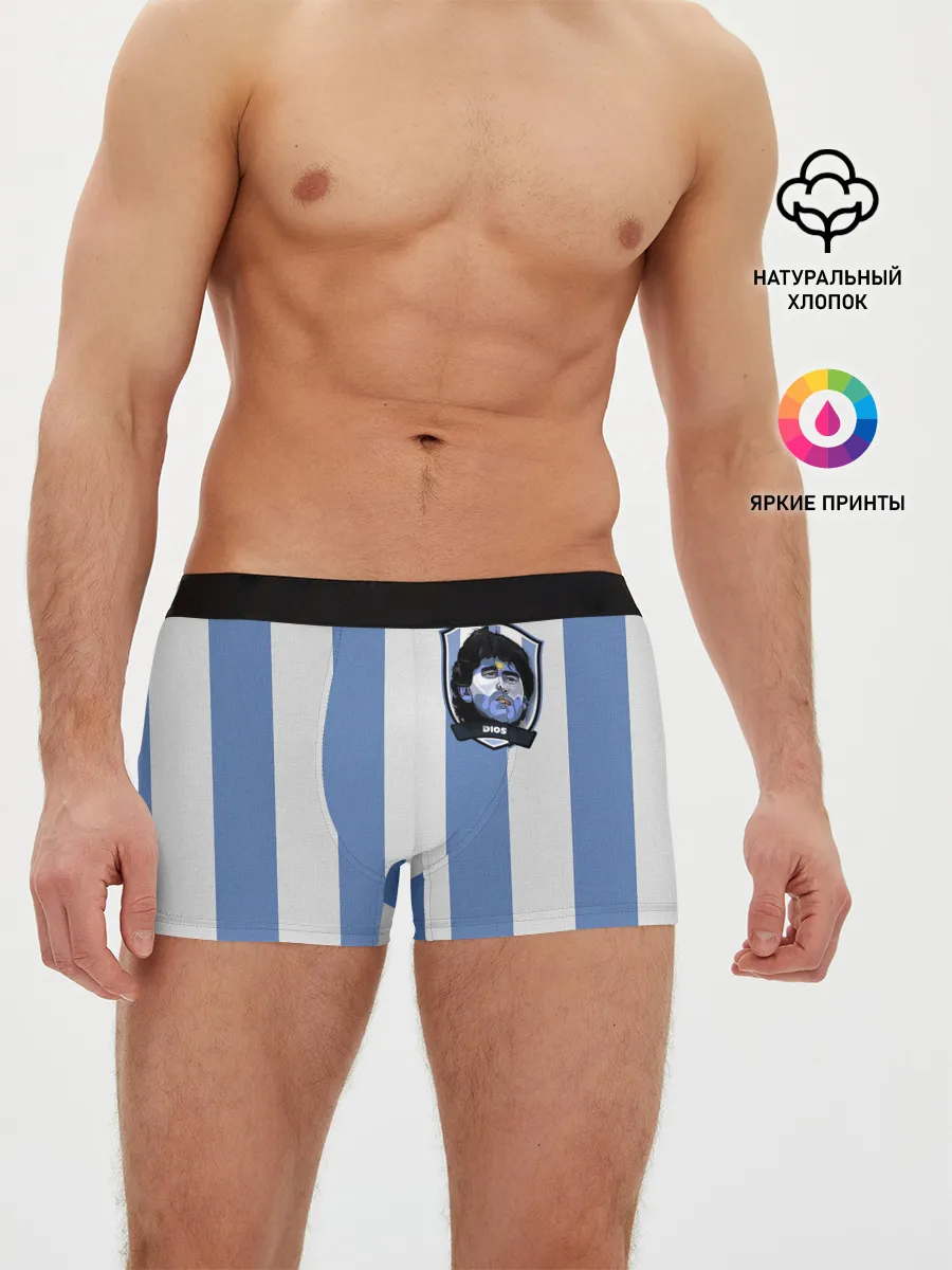Мужские трусы боксеры / Диего Армандо Марадона D10S