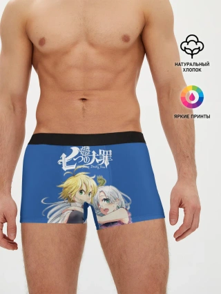 Мужские трусы боксеры / Мелиодас и Элизабет