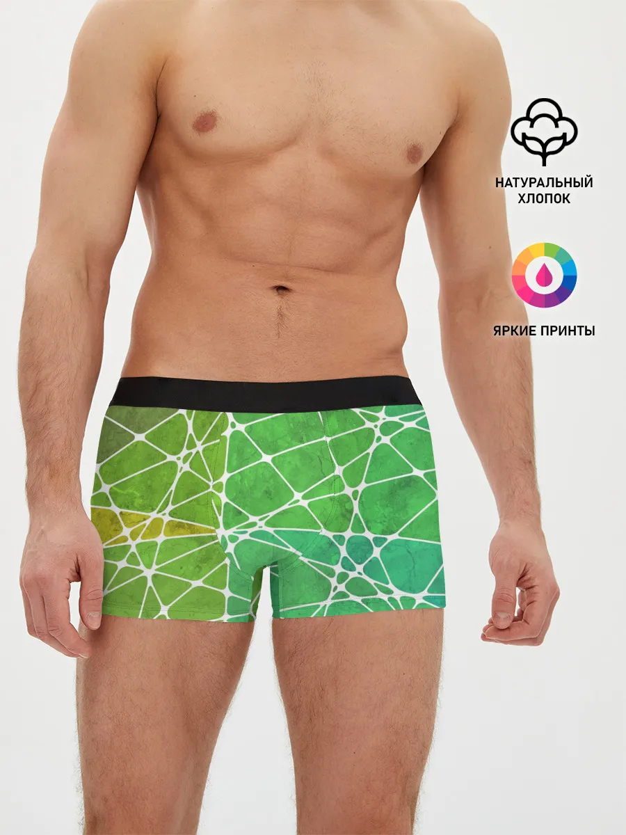 Мужские трусы боксеры / Абстракция камень