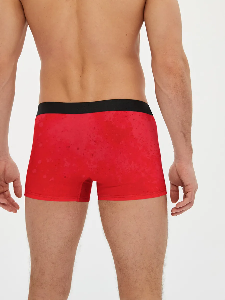 Мужские трусы боксеры / зеленый Кайман