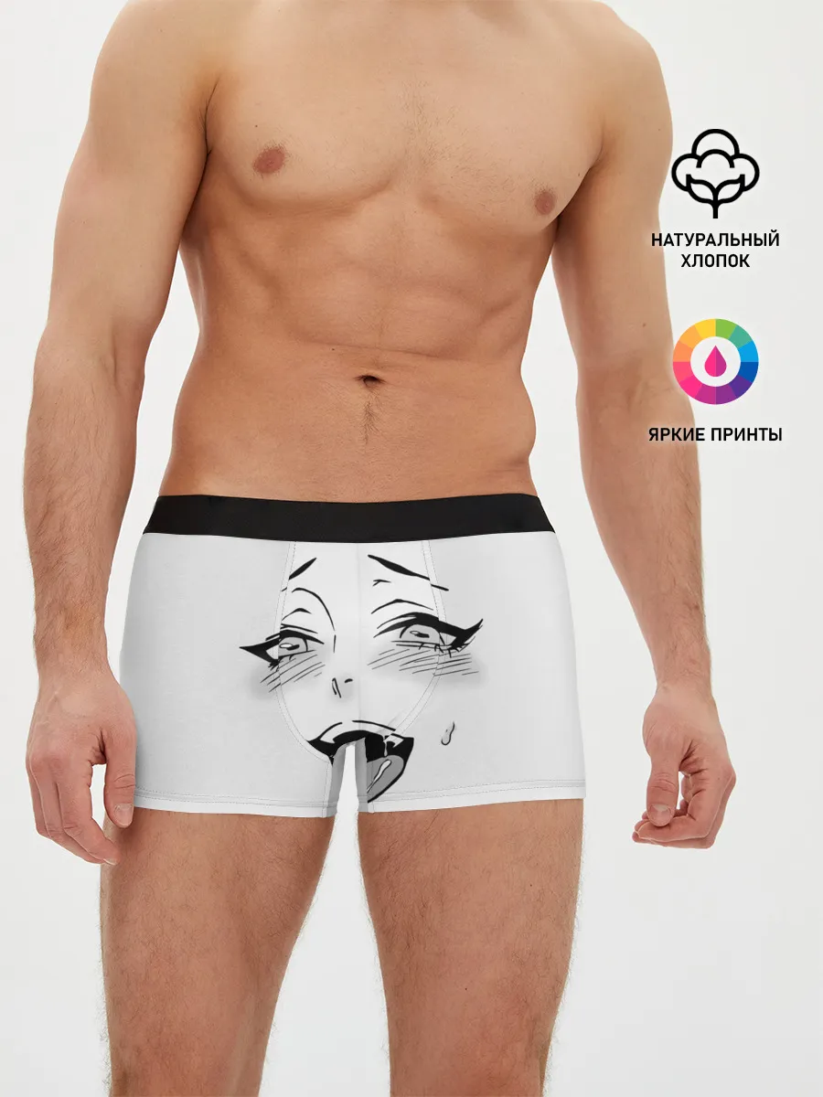 Мужские трусы боксеры / Ахегао личико