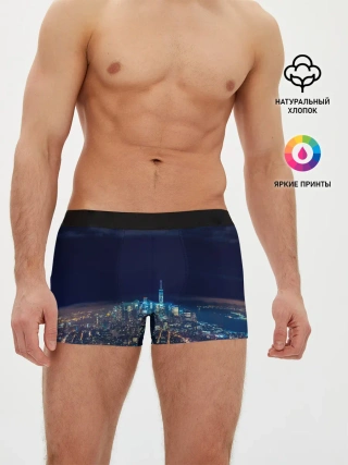 Мужские трусы боксеры / Ночной город