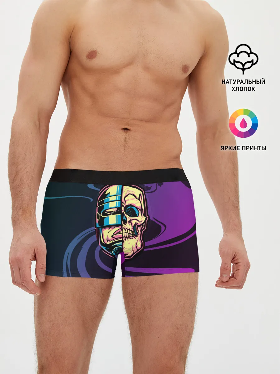 Мужские трусы боксеры / Робот полицейский