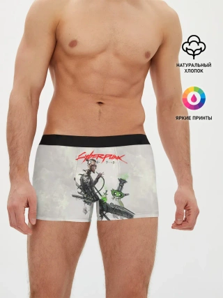 Мужские трусы боксеры / CYBERPUNK 2077