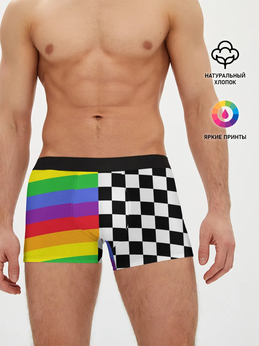 Мужские трусы боксеры / Rainbow