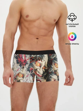 Мужские трусы боксеры / Самурай