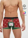 Мужские трусы боксеры / Пингвин. Новый год
