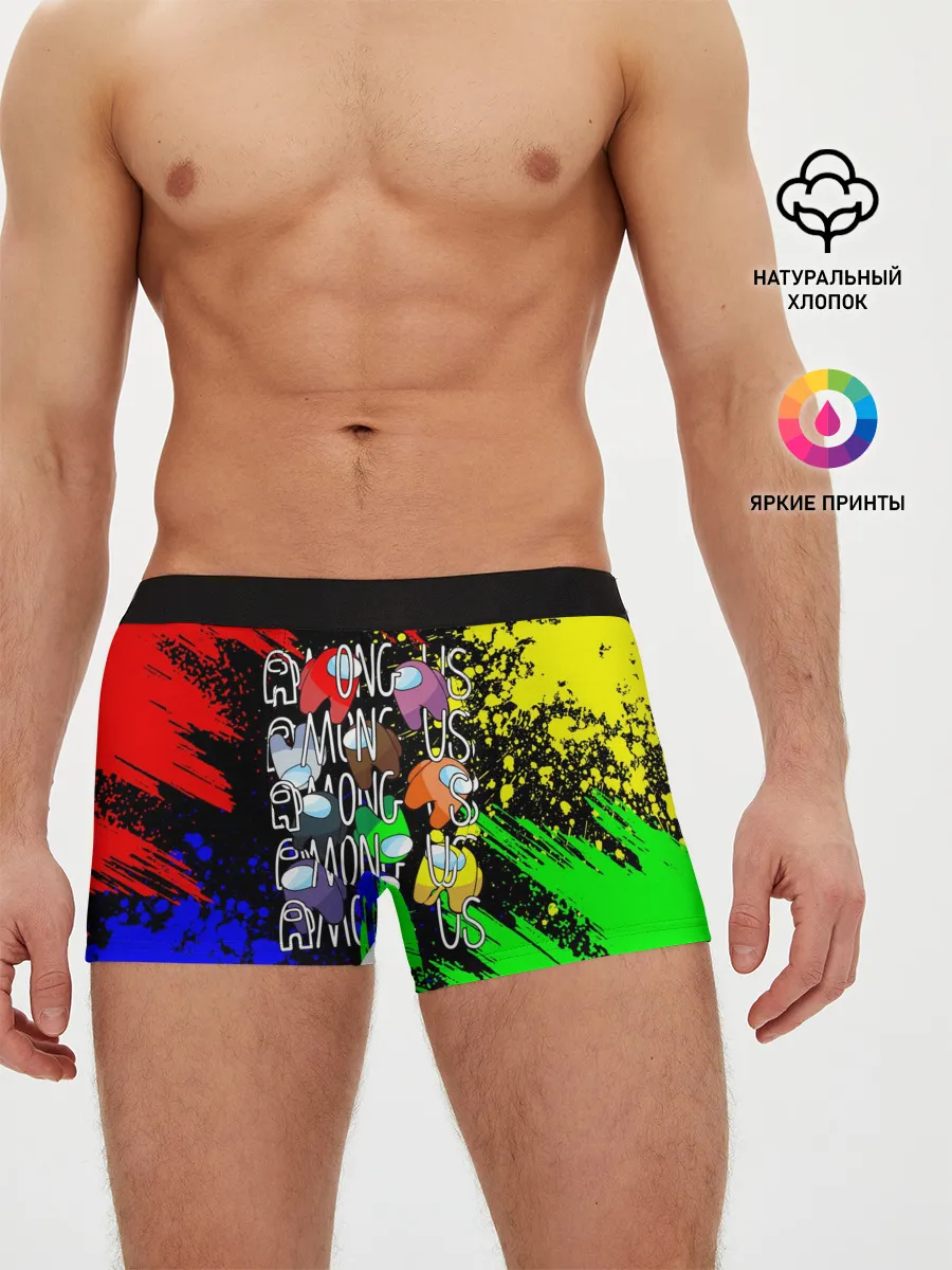 Мужские трусы боксеры / AMONG US