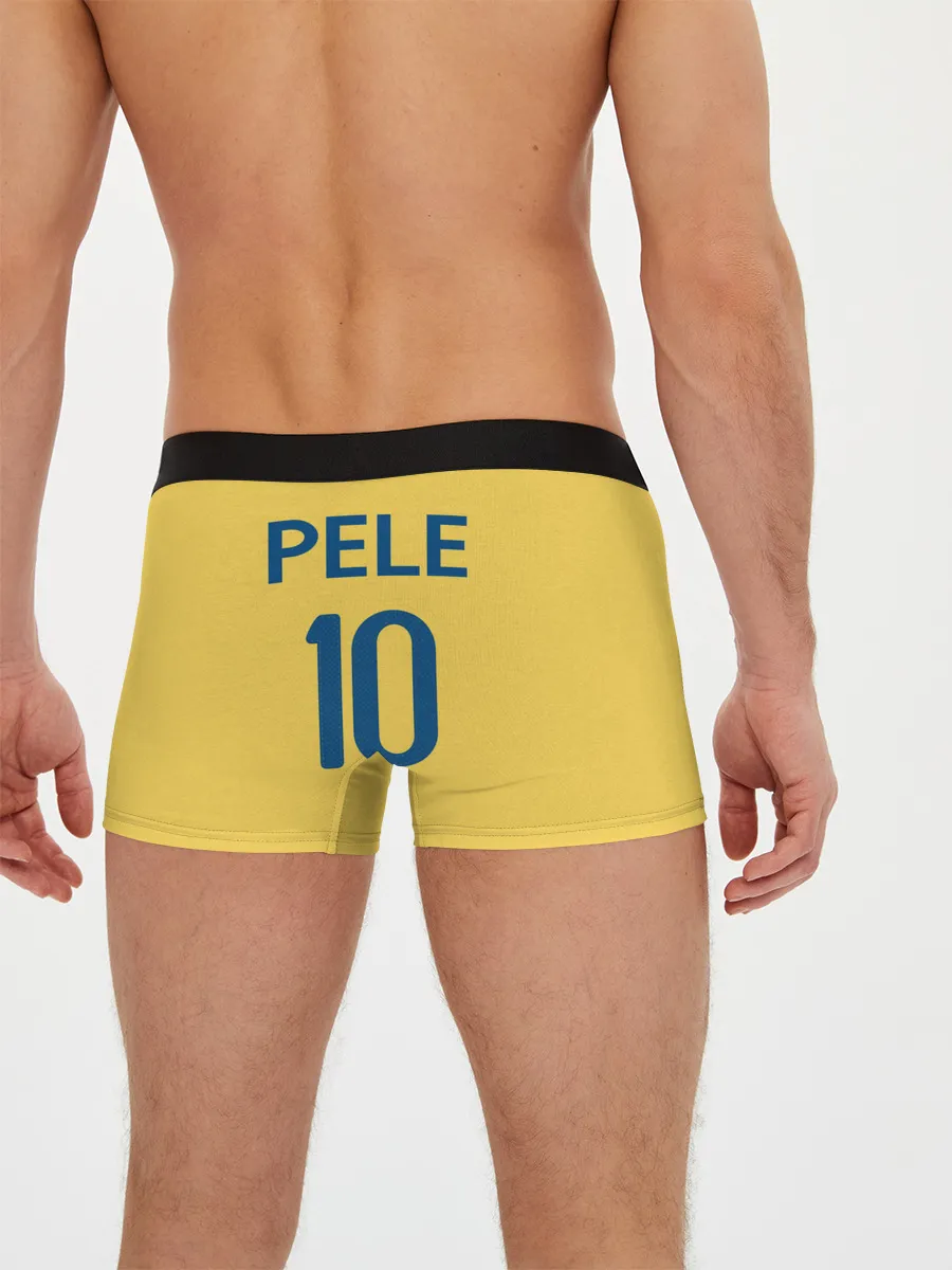 Мужские трусы боксеры / СБОРНАЯ БРАЗИЛИИ ПЕЛЕ