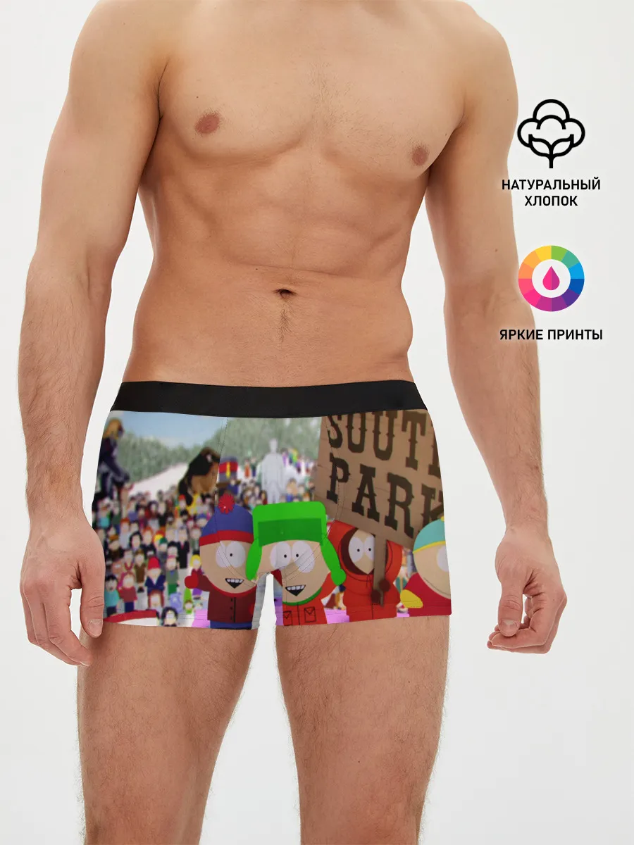 Мужские трусы боксеры / Южный Парк / South Park .