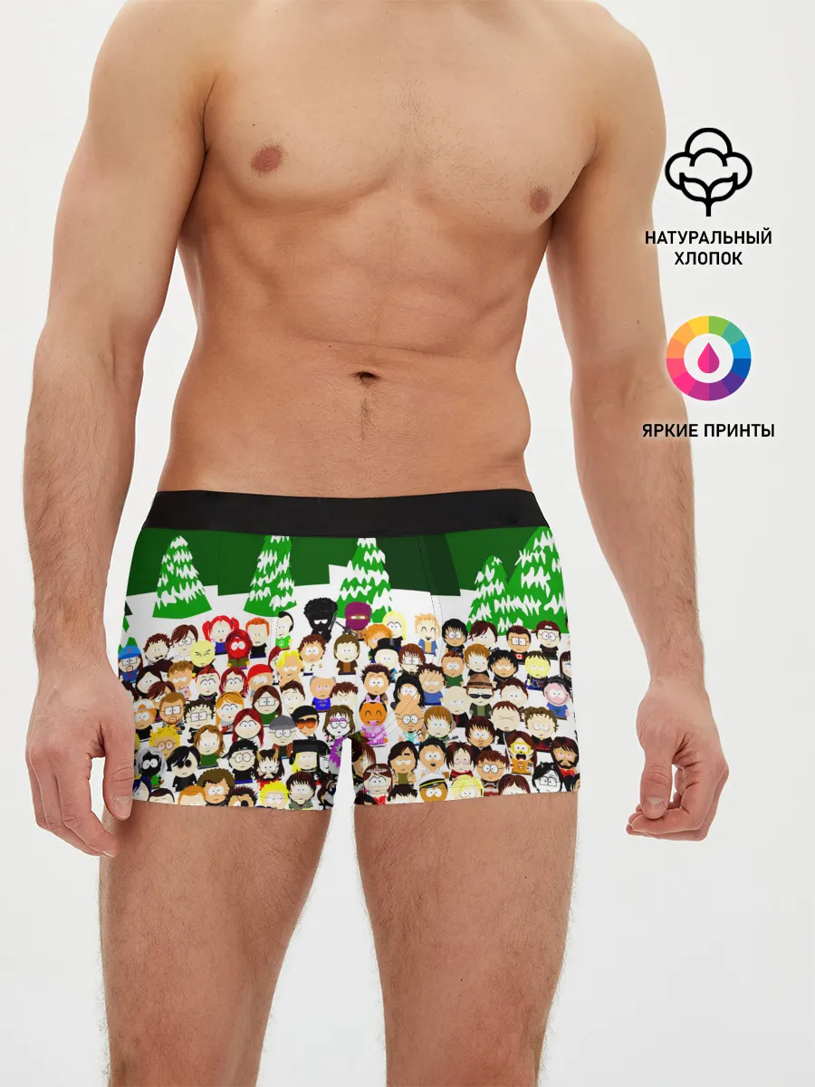 Мужские трусы боксеры / Южный Парк / South Park .