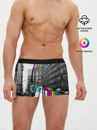 Мужские трусы боксеры / Among Us по улицам Нью-Йорка
