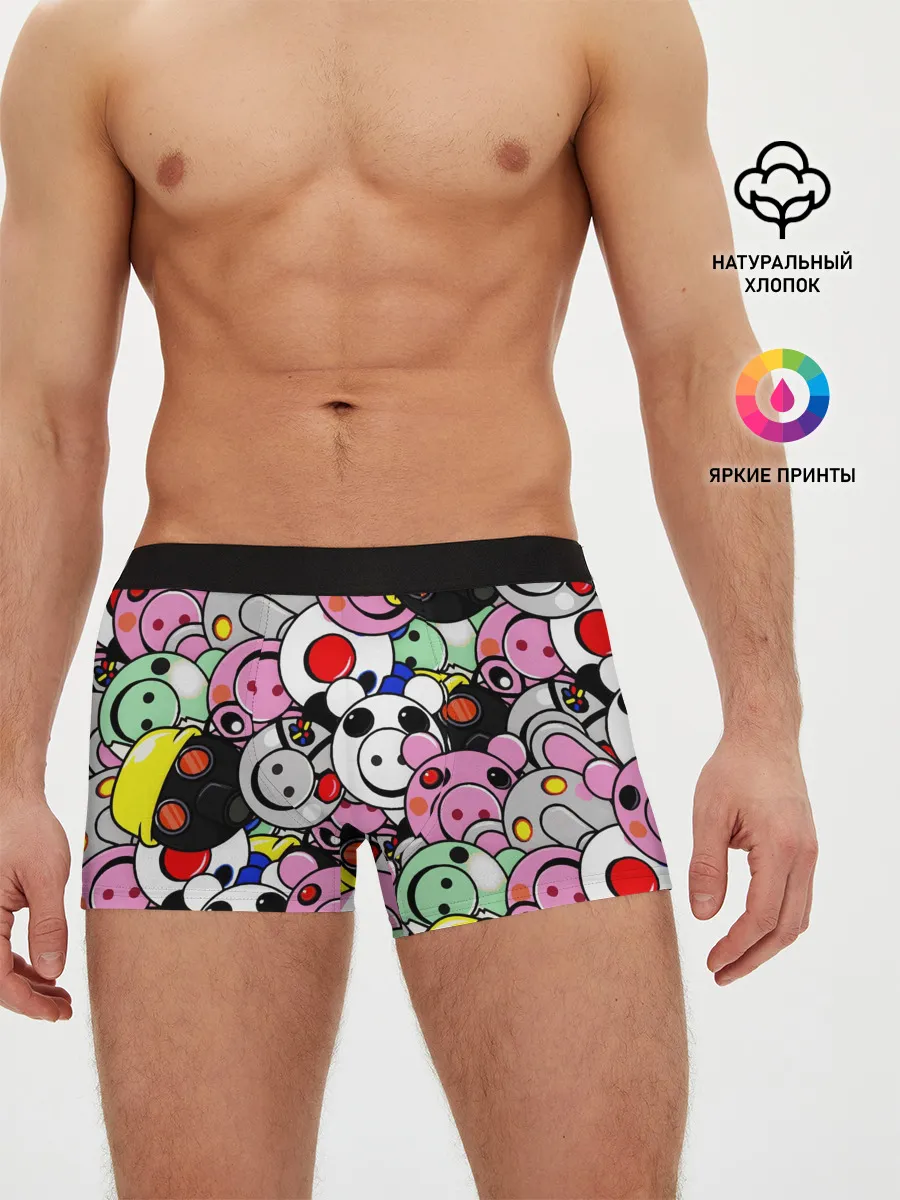 Мужские трусы боксеры / ROBLOX PIGGY