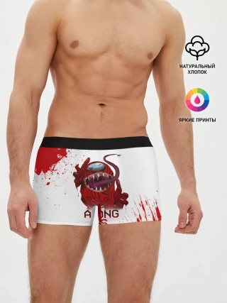 Мужские трусы боксеры / AMONG US - МОНСТР