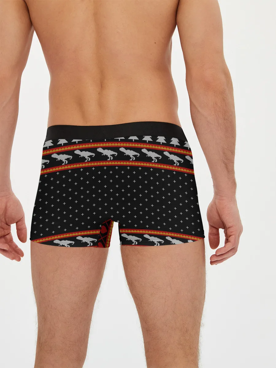 Мужские трусы боксеры / Merry Rex-mas