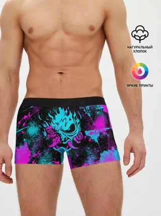 Мужские трусы боксеры / NEON SAMURAI | НЕОН САМУРАЙ