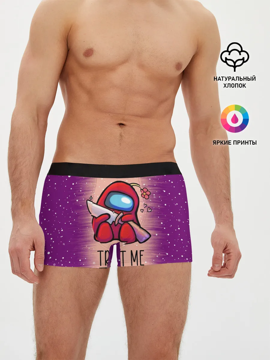 Мужские трусы боксеры / AMONG US - Дитя