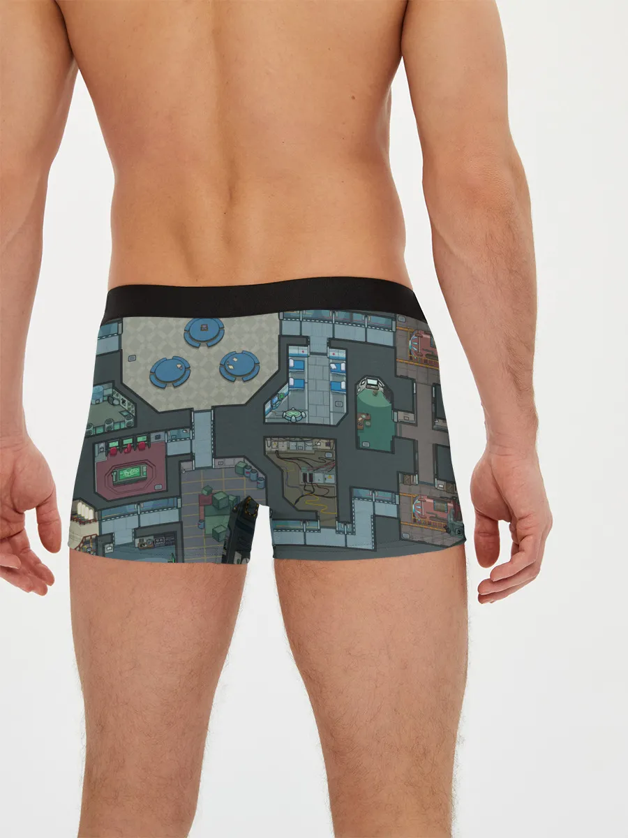 Мужские трусы боксеры / AMONG US - КАРТА